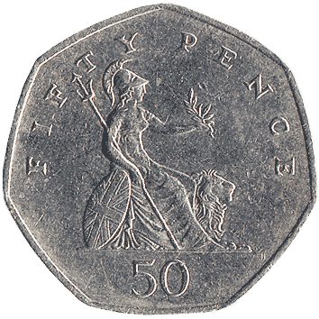 50 Пенсів (Pence) - 1997 - Велика Британія