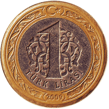1 Ліра (Lira) - 2009 - Туреччина