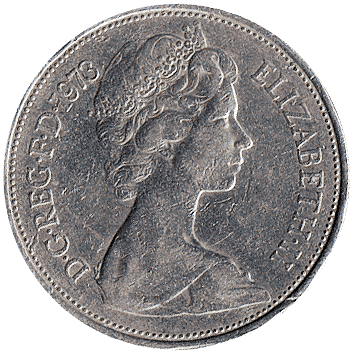 10 Нових Пенсів (New Pence) - 1973 - Велика Британія