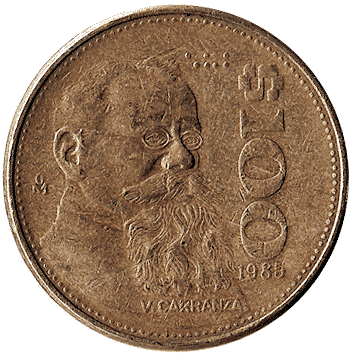 100 Песо (Pesos) - 1985 - Мексика