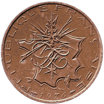 10 Франків (Francs) - 1976 - Франція