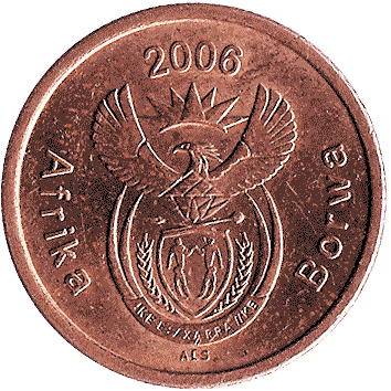 5 Центів (Cents) - 2006 - Південно-Африканська Республіка
