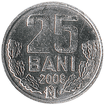 25 Бані (Bani) - 2008 - Молдова