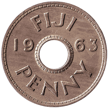 1 Пенні (Penny) - 1963 - Фіджі