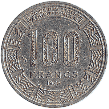 100 Франків (Francs) - 1975 - Чад