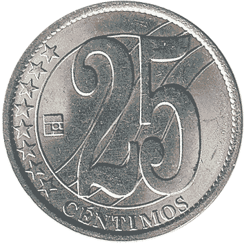 25 Сентимо (Centimos) - 2007 - Венесуела