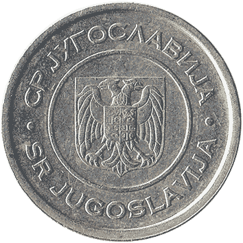 5 Динарів (Dinara) - 2002 - Югославія