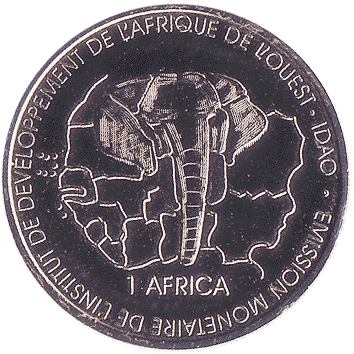 1500 Франків (Francs) - 2005 - Бенін