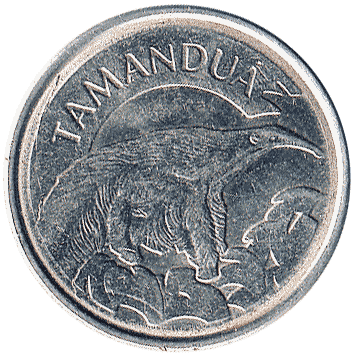 10 Крузейро Реалів (Cruzeiros Reais) - 1993 - Бразилія