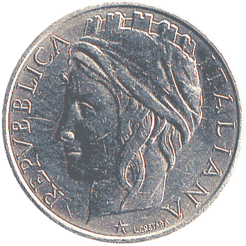 50 Лір (Lire) - 1996 - Італія