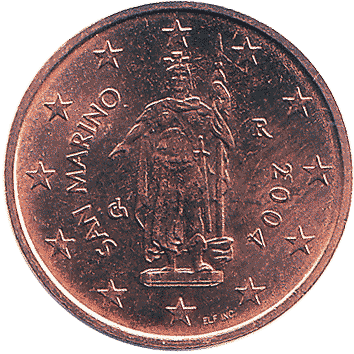 2 Євроценти (Euro Cent) - 2004 - Сан-Марино