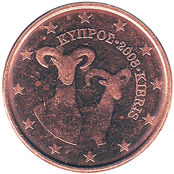 1 Євроцент (Euro Cent) - 2008 - Кіпр