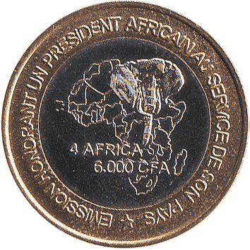 6000 Франків (Francs) (4 Африка - 4 Africa) - 2003 - Нігер