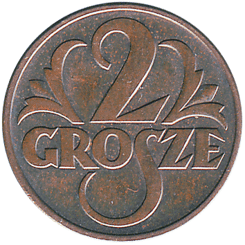 2 Гроши (Grosze) - 1938 - Польща