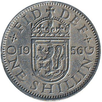 1 Шилінг (Shilling) - 1956 - Велика Британія