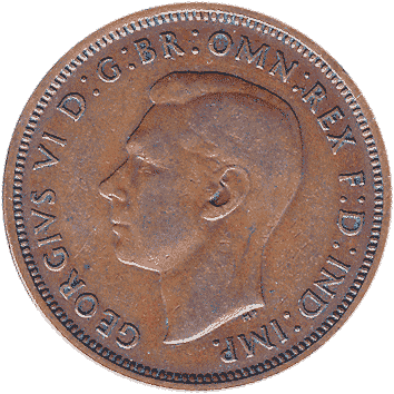 1/2 Пенні (Penny) - 1941 - Велика Британія