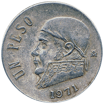 1 Песо (Peso) - 1971 - Мексика