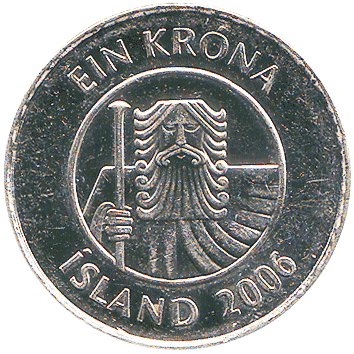 1 Крона (Krona) - 2006 - Ісландія