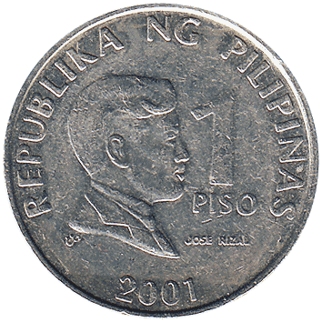 1 Песо (Piso) - 2001 - Філіппіни