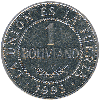1 Болівіано (Boliviano) - 1995 - Болівія