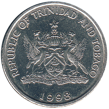 25 Центів (Cents) - 1998 - Тринідад і Тобаго