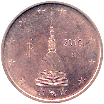 2 Євроценти (Euro Cent) - 2010 - Італія