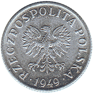 1 Грош (Grosz) - 1949 - Польща