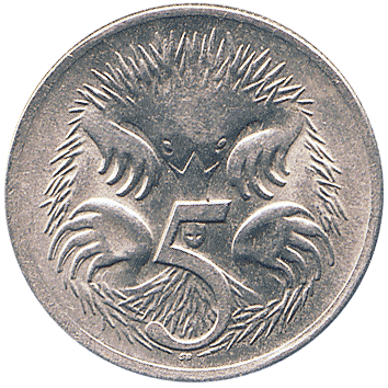 5 Центів (Cents) - 1971 - Австралія