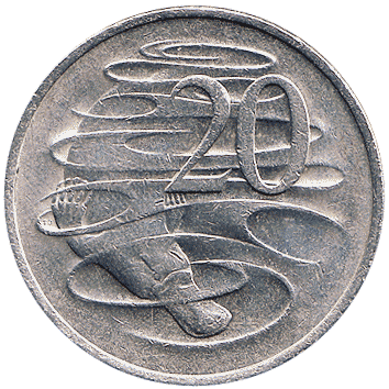 20 Центів (Cents) - 1980 - Австралія