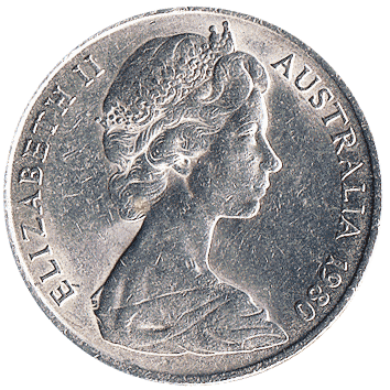 20 Центів (Cents) - 1980 - Австралія