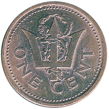 1 Цент (Cent) - 1987 - Барбадос