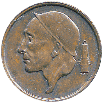 50 Сантимів (Centimes) - 1980 - Бельгія