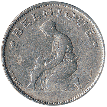 1 Франк (Franc) - 1923 - Бельгія
