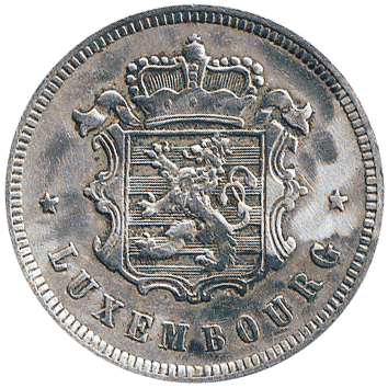 25 Сантимів (Centimes) - 1927 - Люксембург