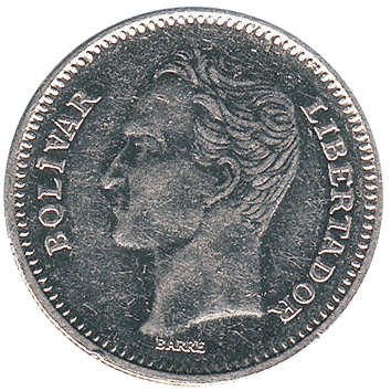 50 Сентимо (Centimos) - 1990 - Венесуела