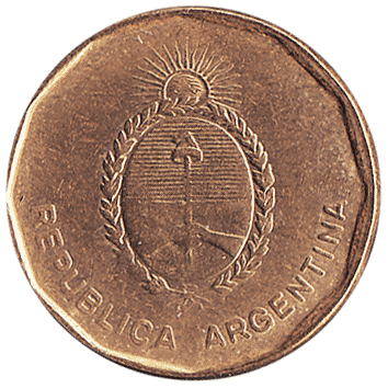 10 Сентаво (Centavos) - 1987 - Аргентина