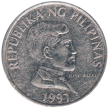 1 Песо (Piso) - 1991 - Філіппіни