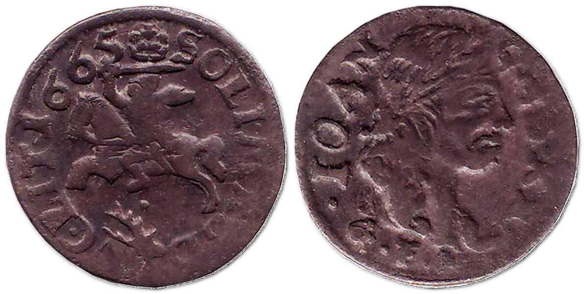Боратинка, 1665 – монета Речі Посполитої (Литва)