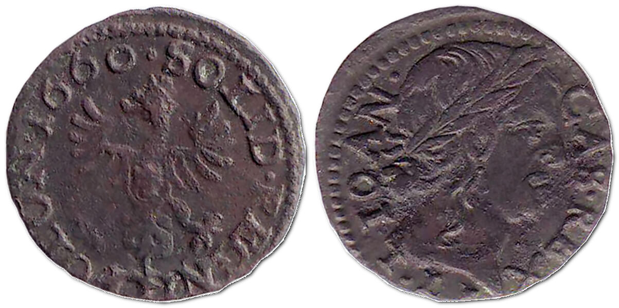 Боратинка, 1660 /boratynka/ – монета Речі Посполитої (Польща)