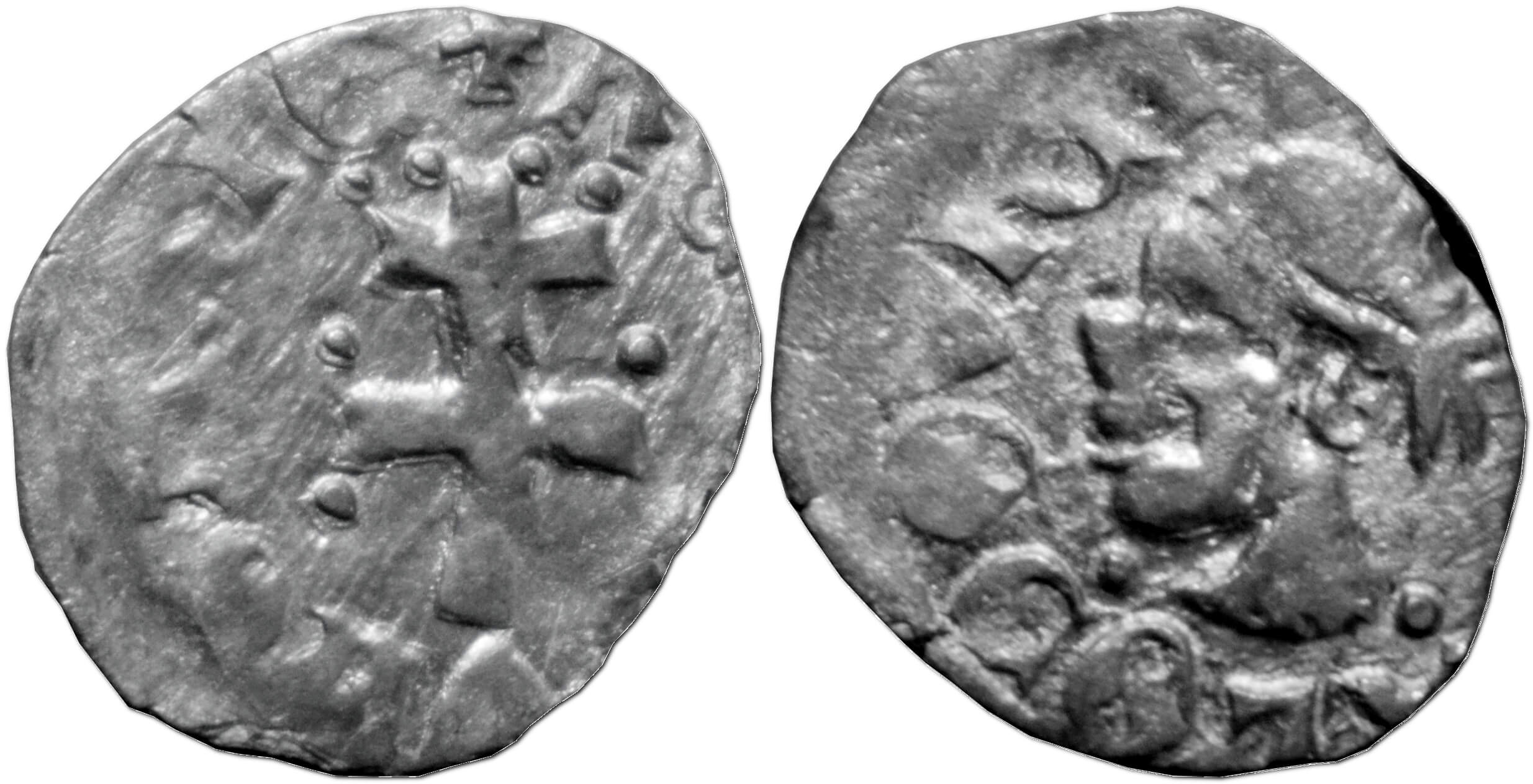Сарацинський денарій, ND (1373-1382) – монета Королівства Угорського