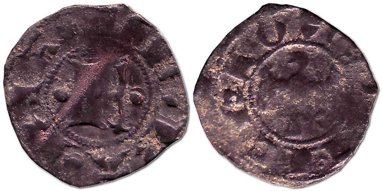 Денаро ферраріно, 1344-1352 – монета Герцогства Феррара (Італія)