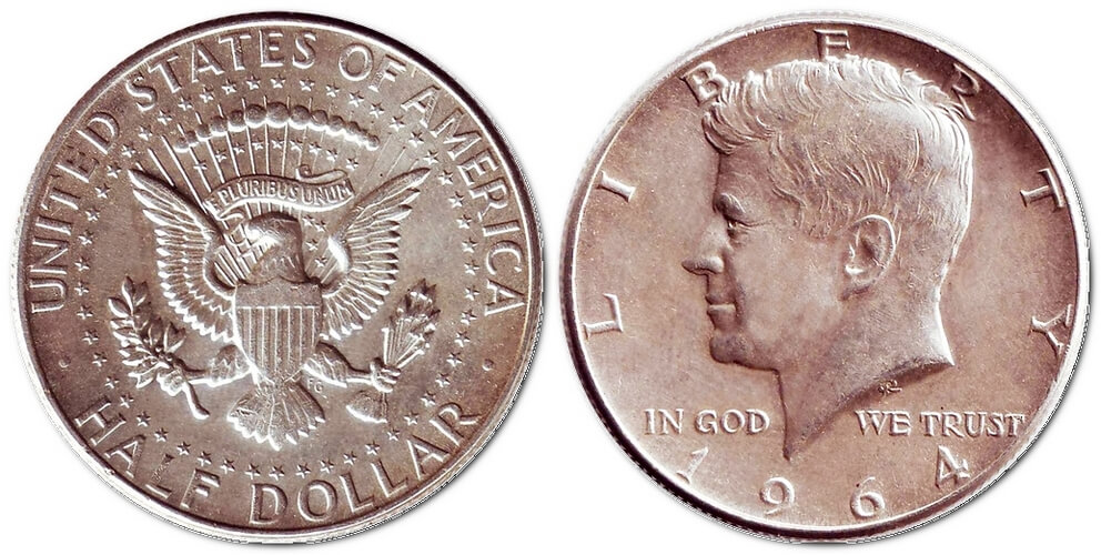 Півдолара, 1964 /half dollar/ – монета США