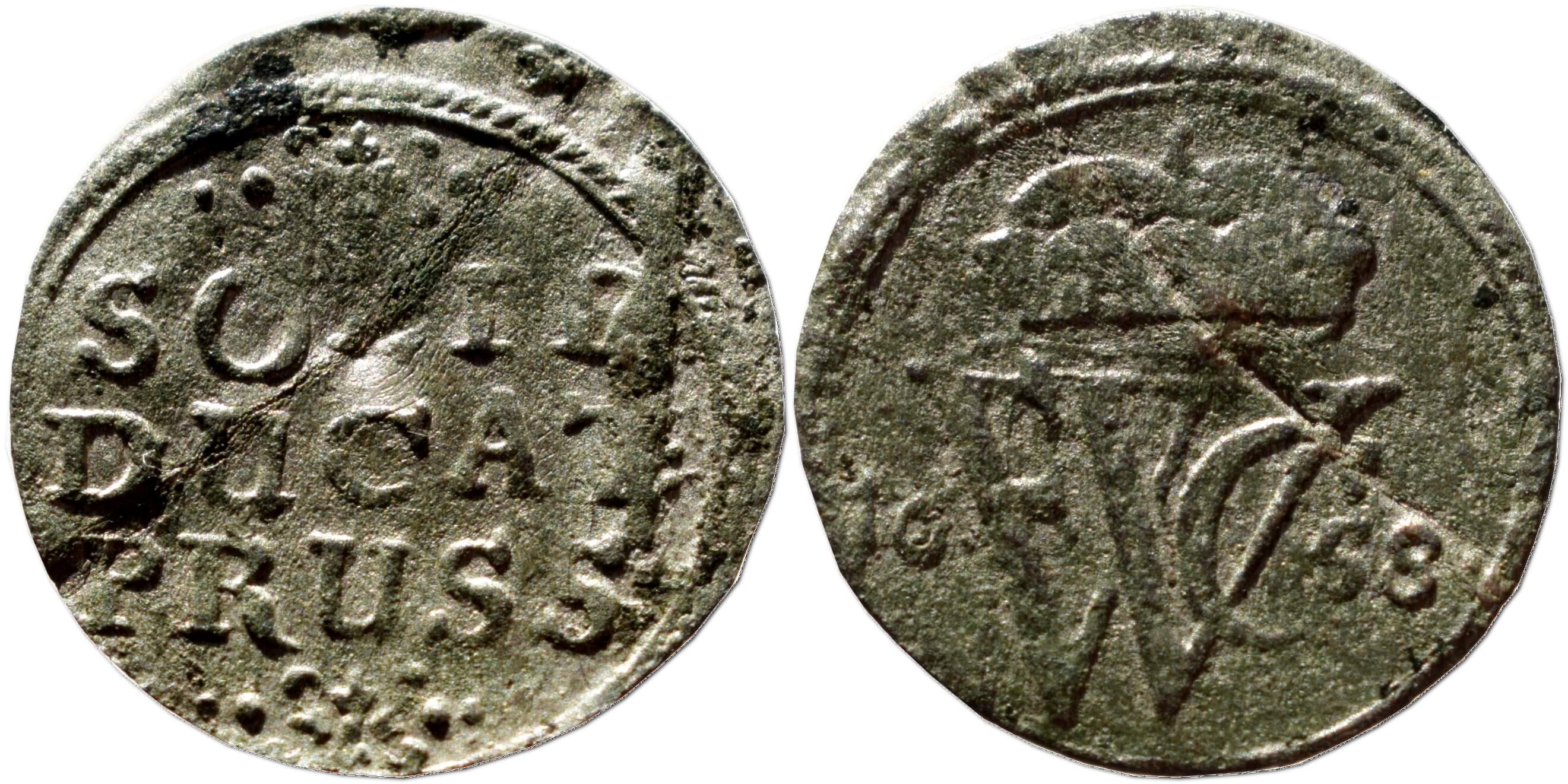 Солід-дукат, 1658 – монета Пруссії (Німеччина)