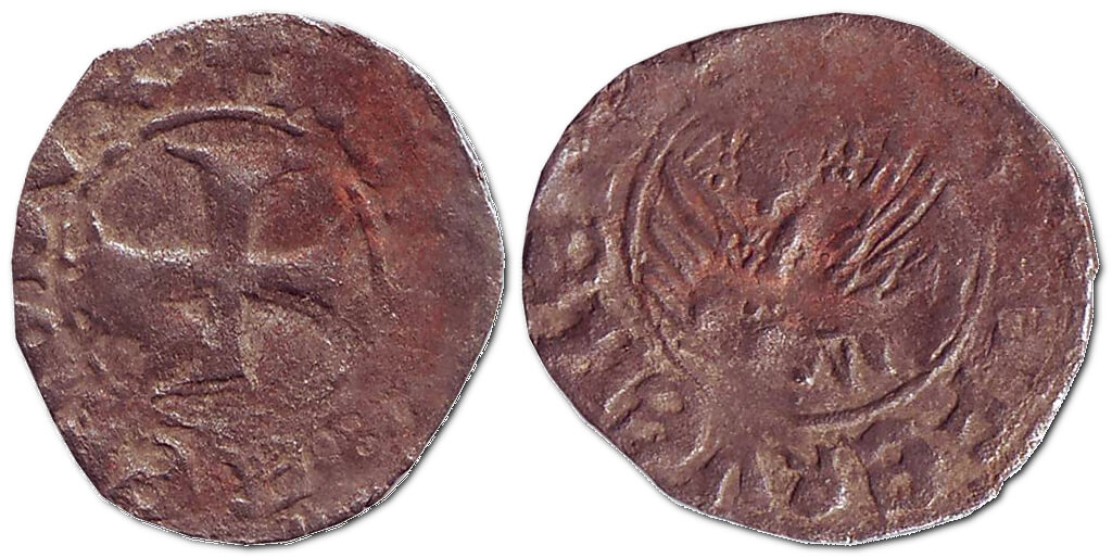 Торнезелло, ND (1382-1400) – монета колоніальних володінь Венеціанської республіки на території сучасної Греції та Далмації