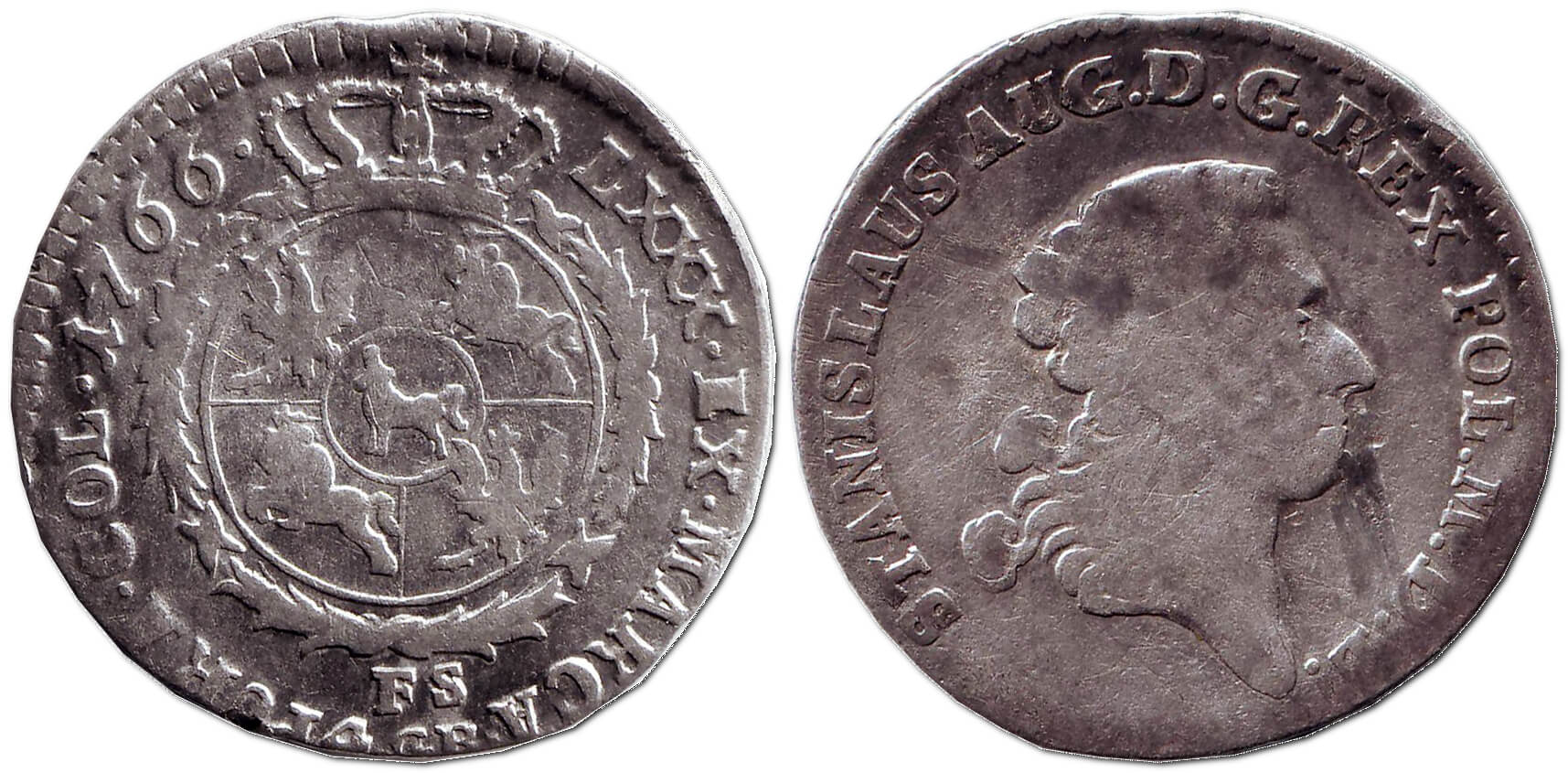 Злотовка, 1766 (4 гроша) – монета Речі Посполитої (Польща)