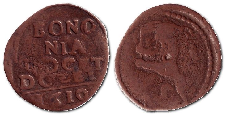 монета Італії (Болонія): Кваттріно – 1610
